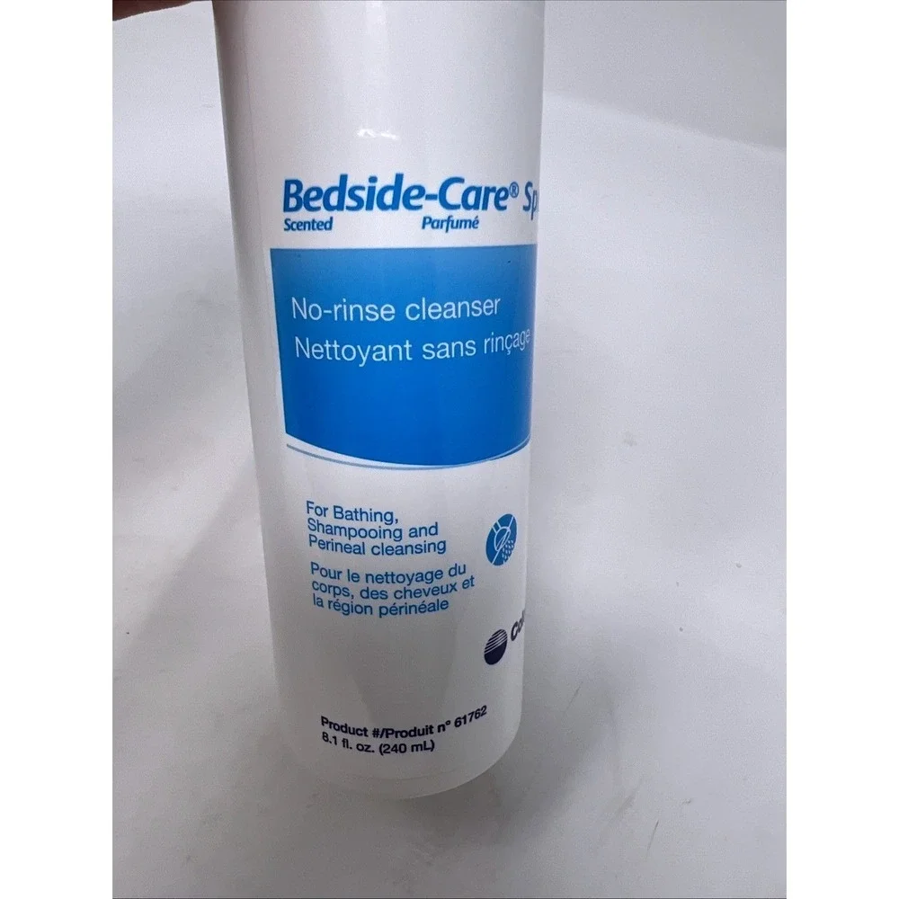 Coloplast Bedside-Care No Rinse Cleanser Spray 8.1 oz 61762 + Emesis Basin